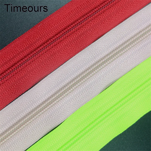 Nylon Zipper Roll 4# factory price wholesale zipper long chain zippers for bags
