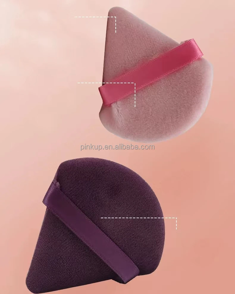 Customized Beauty Sponge Foundation Applicator triangle powder puff  cosmetic makeup tool
