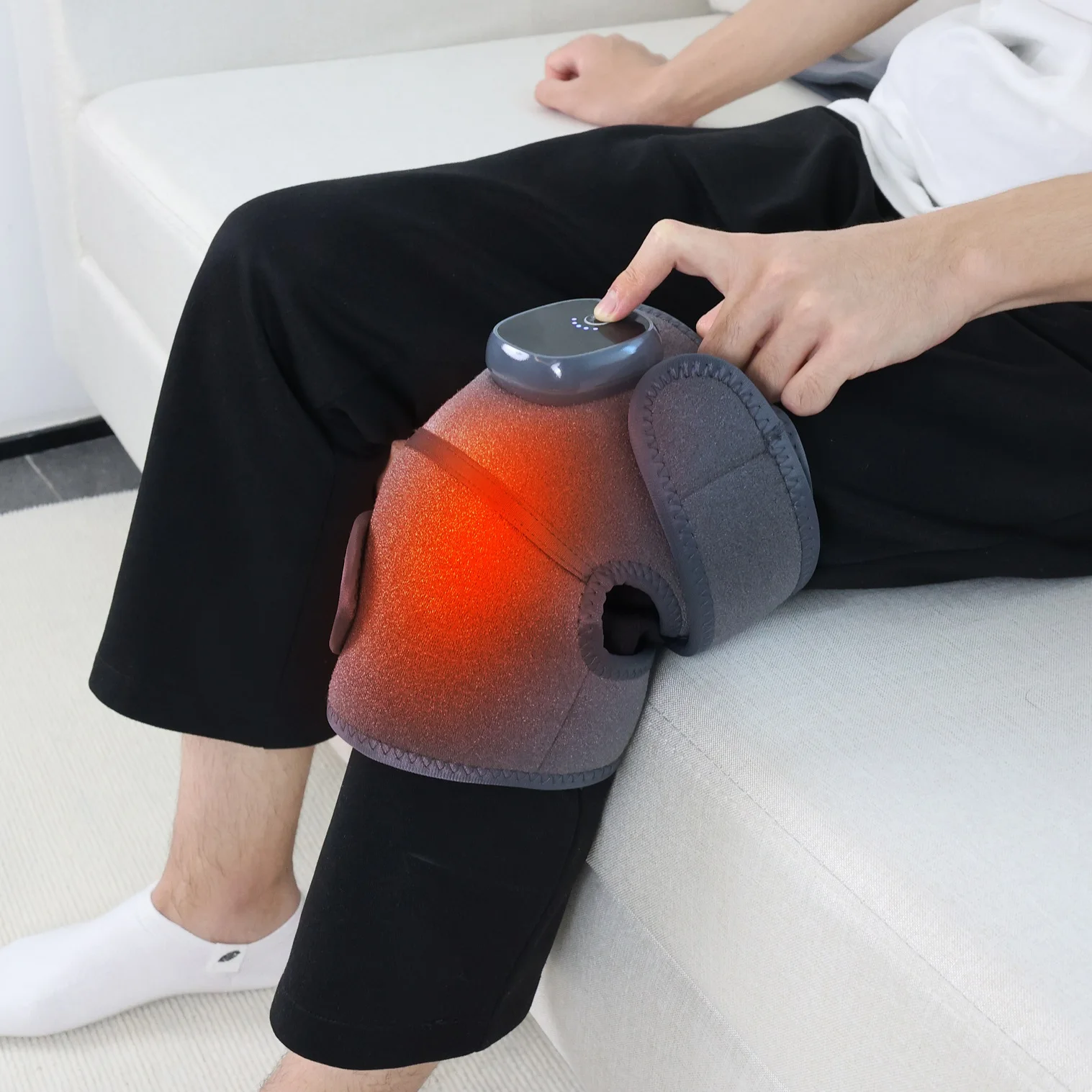 3-In-1 Slef-Heating Long Self Wireless Infrared Heating Vibration Joint Sleeve Warmers Brace Knee Pads Heating Physiotherapy