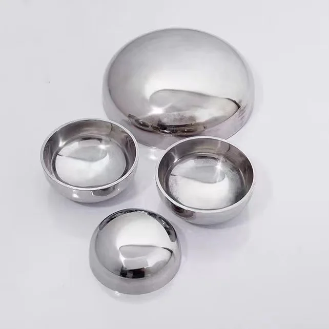 Санитарная полировальная труба из нержавеющей стали SS304 SS316L 300 600 гриль, Концевая труба, Концевая крышка, сварная Стыковая головка, резервуар, сварная головка