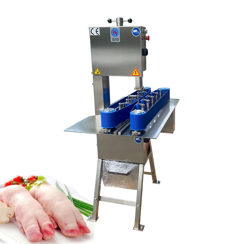 Automatic Meat And Bone Cutting Machine Frozen Meat Ribs Sawing Chicken Duck Half Cutter Machine