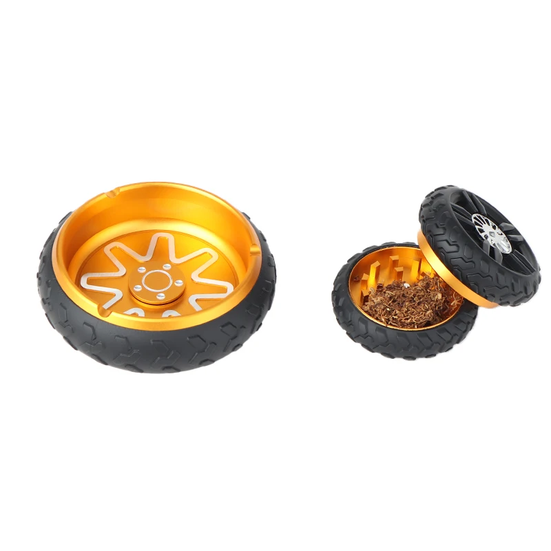 RUKIOO Tyre Unique Style Metal Shape Retro Style Wholesale Cigarette Ashtray Custom smoking Accessories