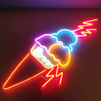 Handmade Ice Cream Neon Signs