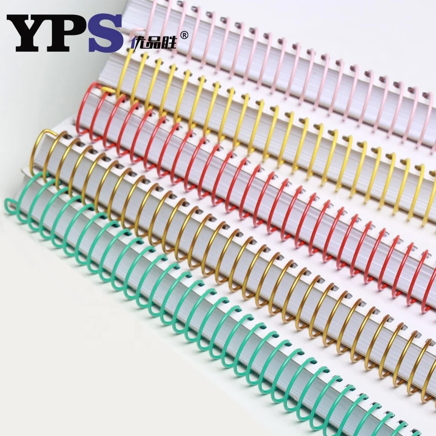 Переплетные принадлежности, канцелярская коробка, размер A4, высококачественная металлическая спиральная переплетная катушка, пластиковая книжная переплетка, металлическая спиральная проволока