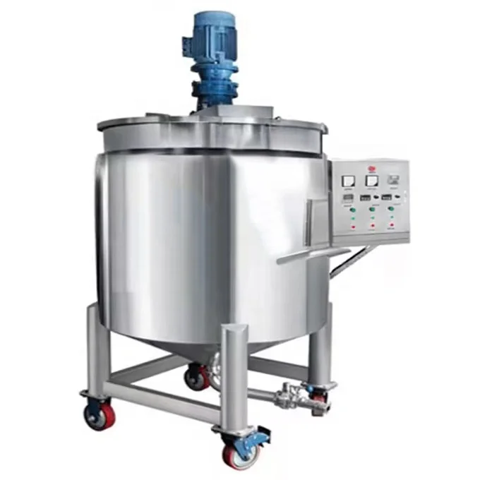 Duanyue Cosmetic Mixer Liquid Detergent Mixers Mixing Tank With Homogenizer Machine Liquid Washing Mixer
