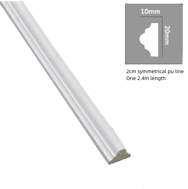 Decorative batten Custom waterproof  Ceiling decoration line  PU cornice PU decorative lines