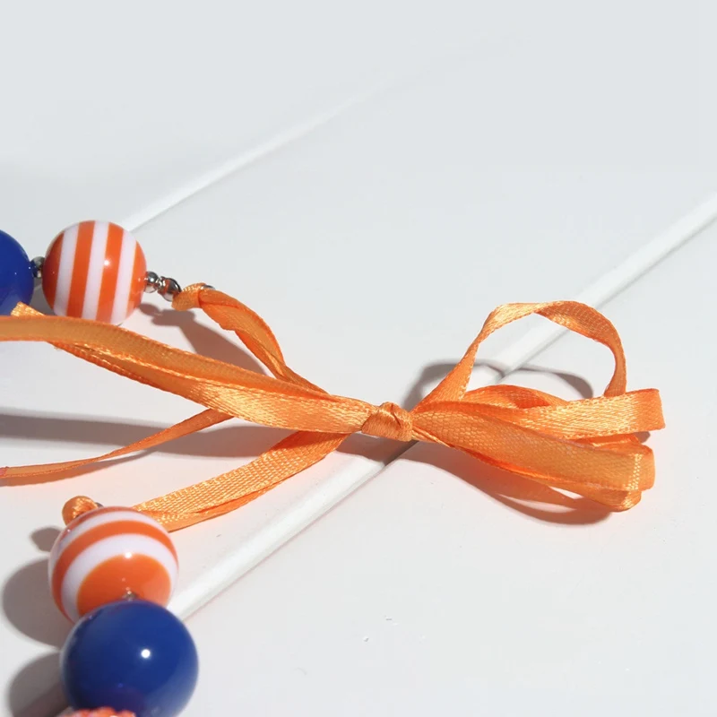 Halloween Kids necklace + headband Set Baby Girl bubble beads Necklace 2pcs Set