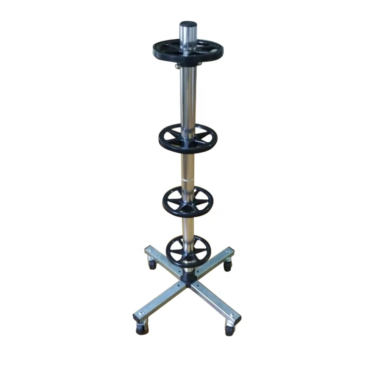 Heavy Duty Self Loading Dolly Movable Wheel Rack Tire Racking Dolly Garage Tire Holder With Castors