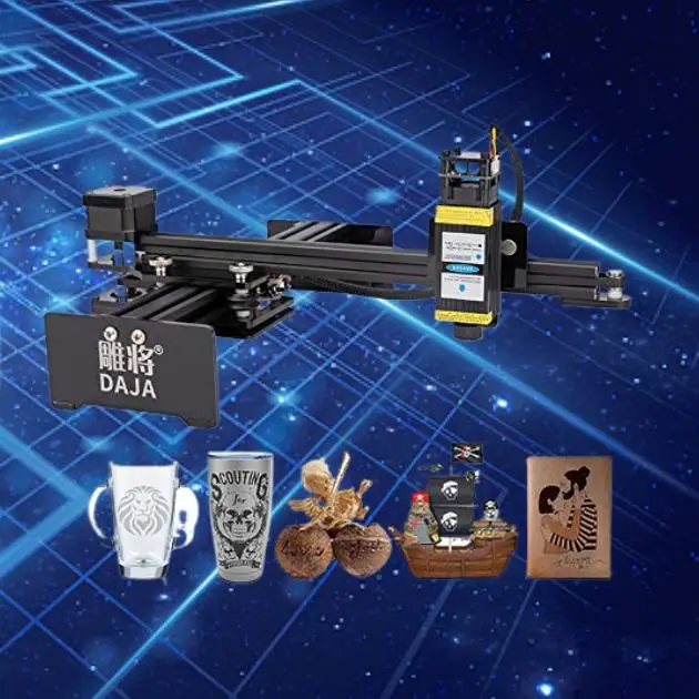 DAJA D2 Wood Handy Manual Cutting Lens Plastic Cup Mini Glass Portable Fibre Laser Engraving Machine