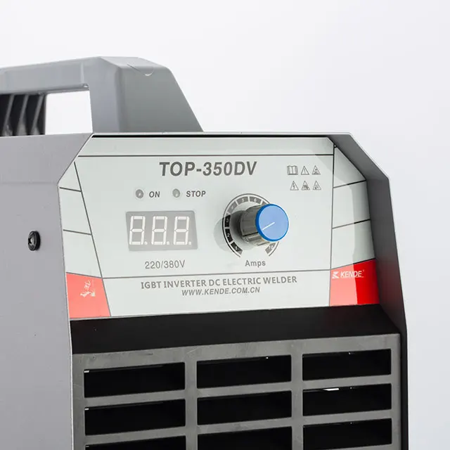 KENDE DC 220V 380V Dual Voltage IGBT Portable Stick ARC MMA 350 Inverter Welder Welding Machine TOP 350