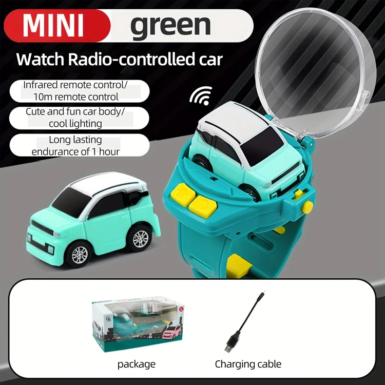 KW 2024 Hot Wrist Racing Remote Control Car Watch RC Toy 2.4GHz Mini Remote Control Car Racing Car