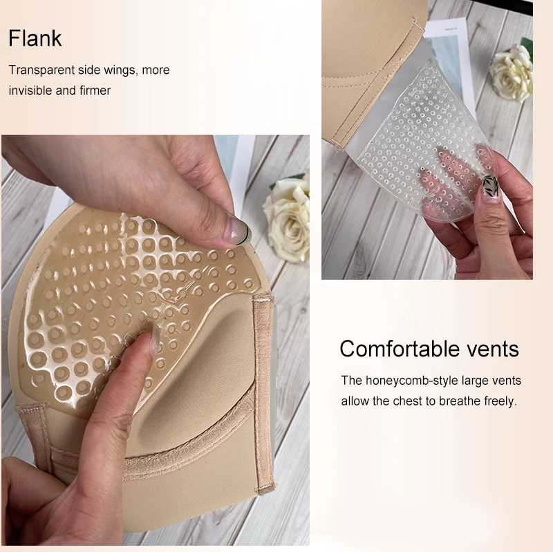 2020 Hot Selling Sexy Lingerie Fly Bra Women Underwear Silicone Adjustable Max Cleavage Backless Strapless Push Up Bra