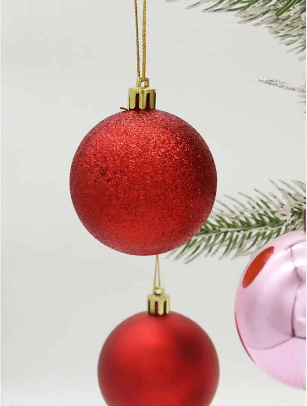 New Shaped Ball Christmas Ball 4cm 34 Christmas Ball Set for Christmas Tree Decoration