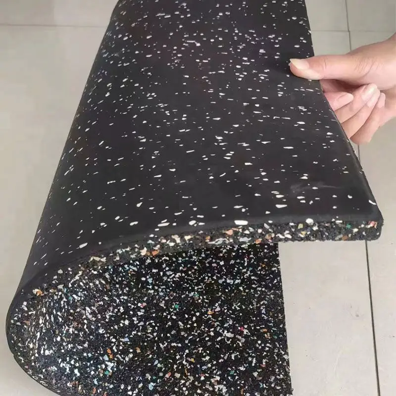 Heavy Duty 3m Thick Anti Slip Matting Factory Directly Supply Gym Rubber Floor Roll Mat Roll For Fitness