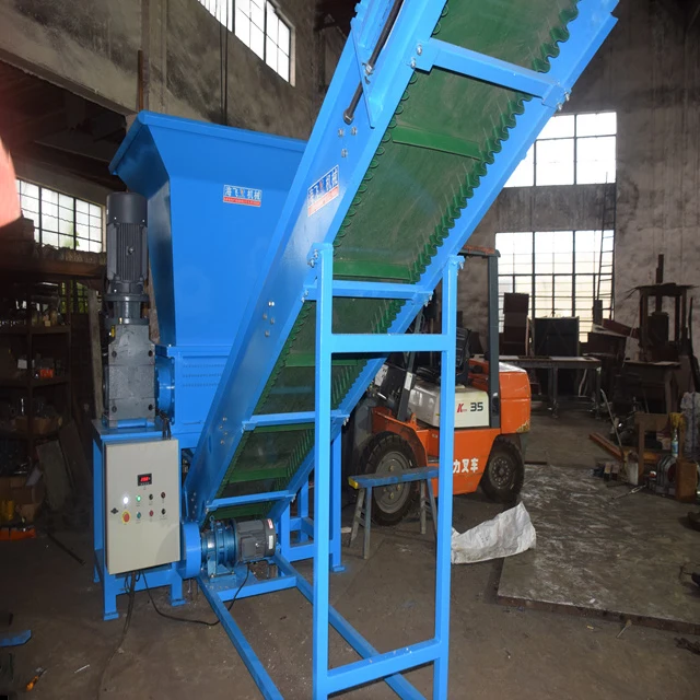 High Efficiency Highly Cost-effective Stable Performance Double Shaft Wood Plastic Shredder Machine