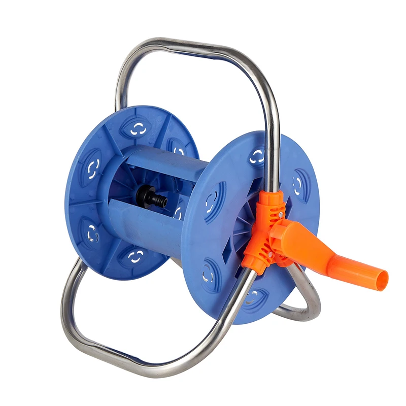 HOT SALE 15m 20m Garden Hose Reel Cart With Stainless Steel Bracket Wall Mountable Factory Price