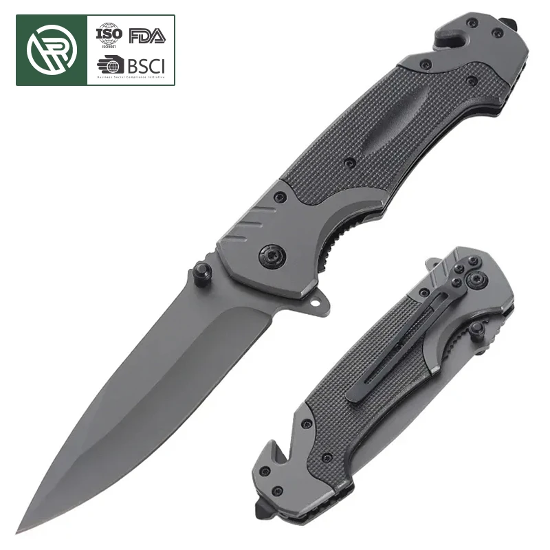Free Sample Factory Price Wholesale America ODM OEM Hunting Knife China Outdoor Cheap Pocket Folding Knife For Self Defense