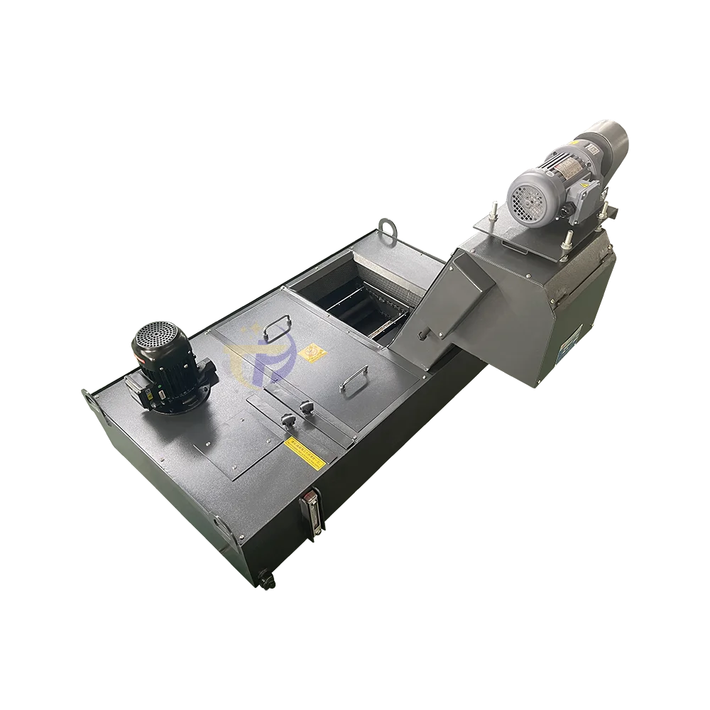 Scraper Belt Conveyor chip conveyor hinged steel belt conveyor for CNC machine