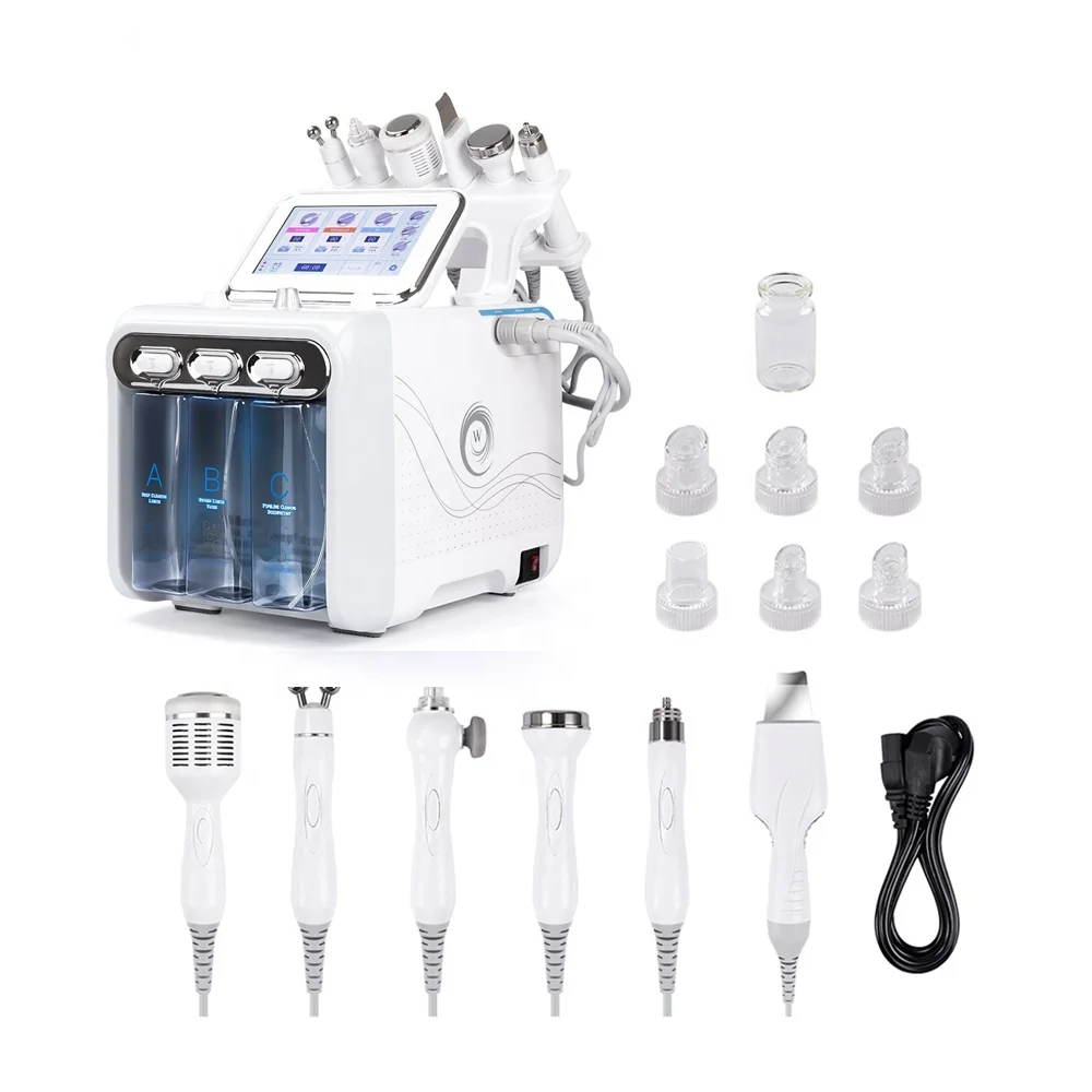 2022  7 in 1  H2O2 Oxygen Bubble Diamond Microdermabrasion Hydrafacis Hydrodermabrasion Hydrofacials Aqua Peel Facial Machine