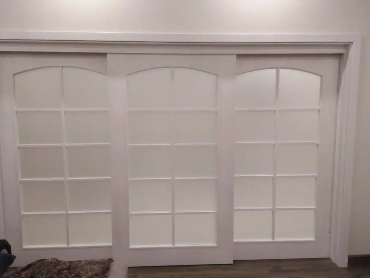 High Quality Modern Solidwood Partical board MDF Composite Interior Doors Sliding with Glass