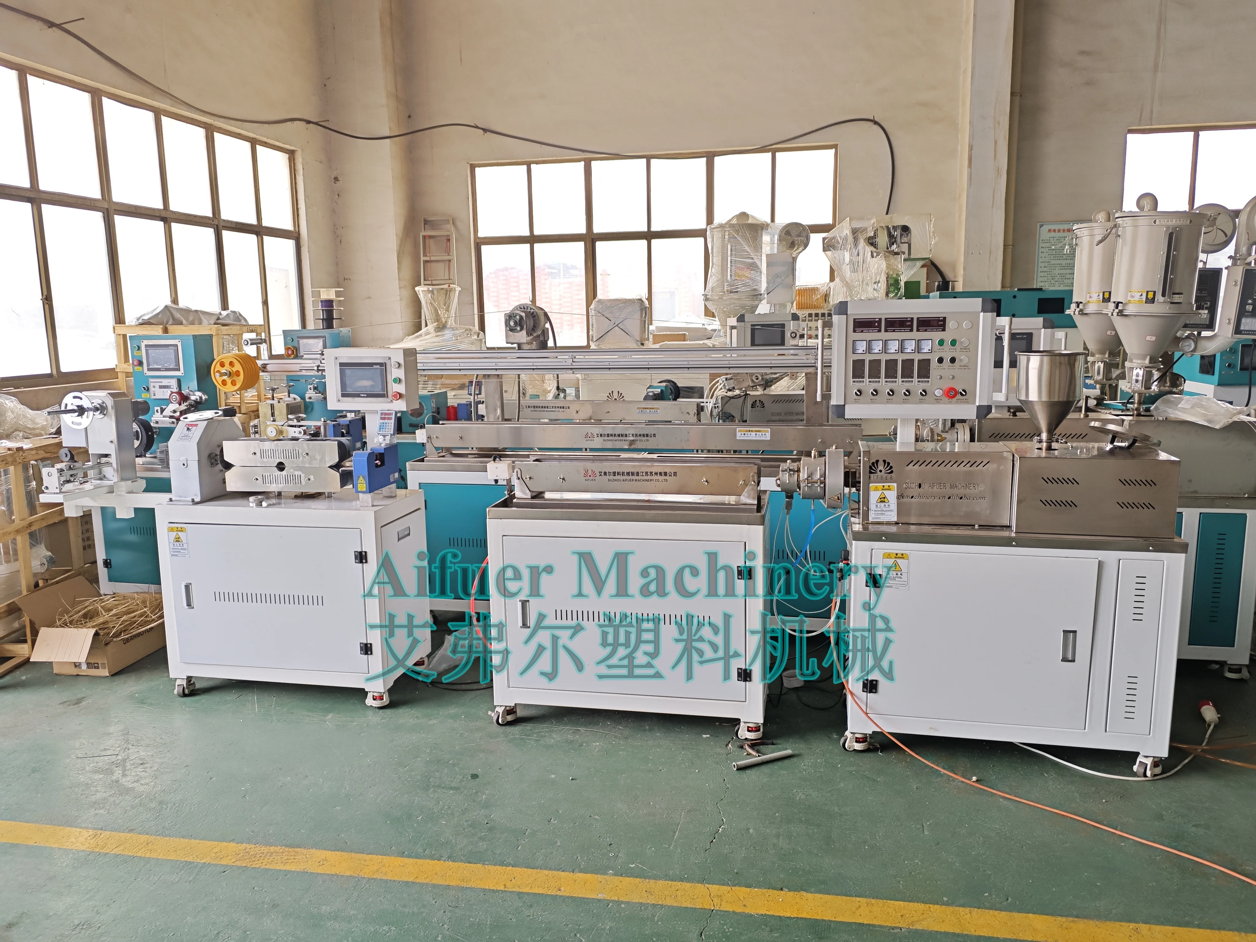 Small soft PVC pipe extruder/water tube making machines 3~4mm