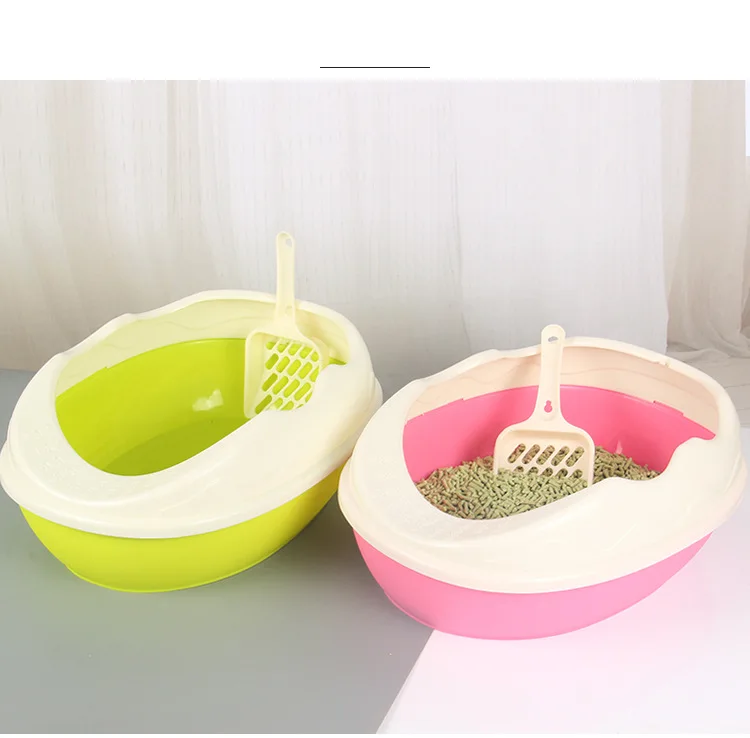 Cat supplies large special anti-spatter full semi-closed cat excrement basin kitten deodorizing cat toilet