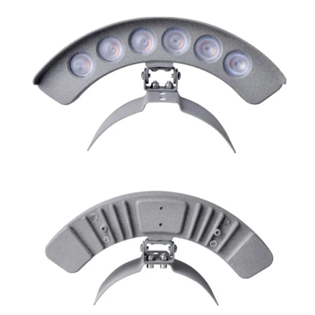 ip65 waterproof curved roof tiles edge eave lamp led corrugated light for ancient building