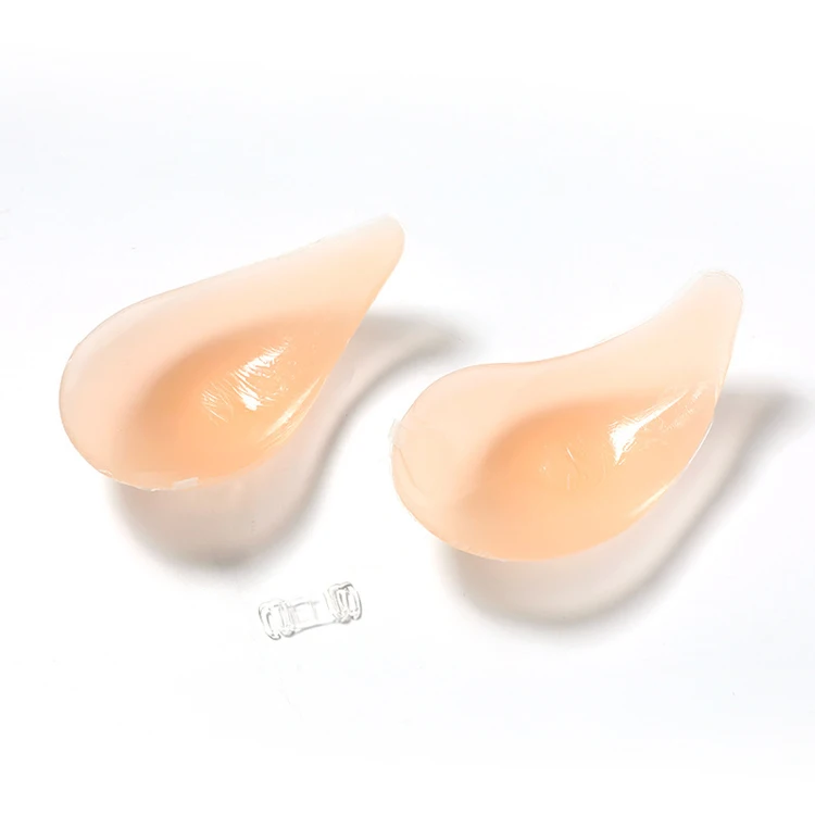 New Color Strapless Reusable Sticky Bra Lingerie Women Thicker Adhesive Brassier 100% Silicone Underwear Bra Wearing For Lady