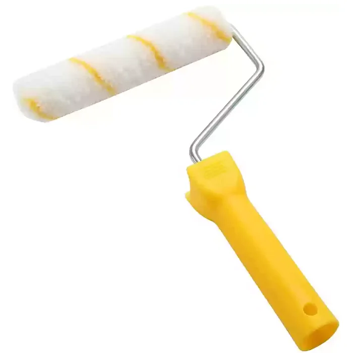 Industrial Polyacrylic roller paint brush black and yellow stripe roller refill