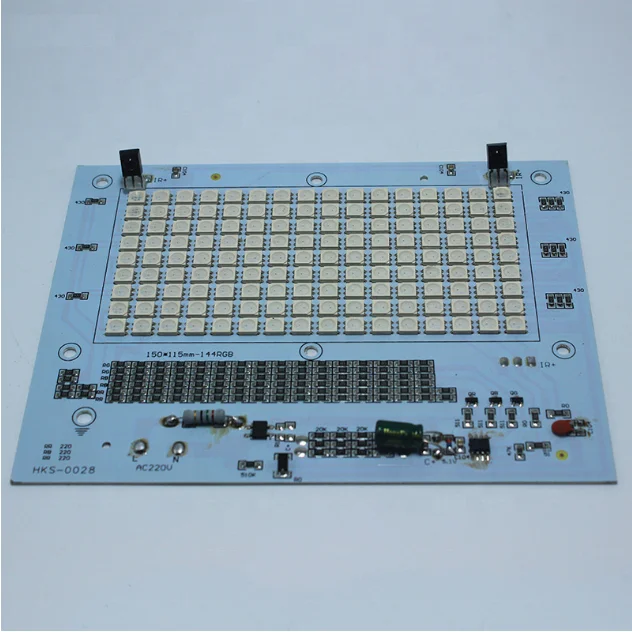 114 pcs SMD5050 RGB Led AC220V 50W Cob led module with remote