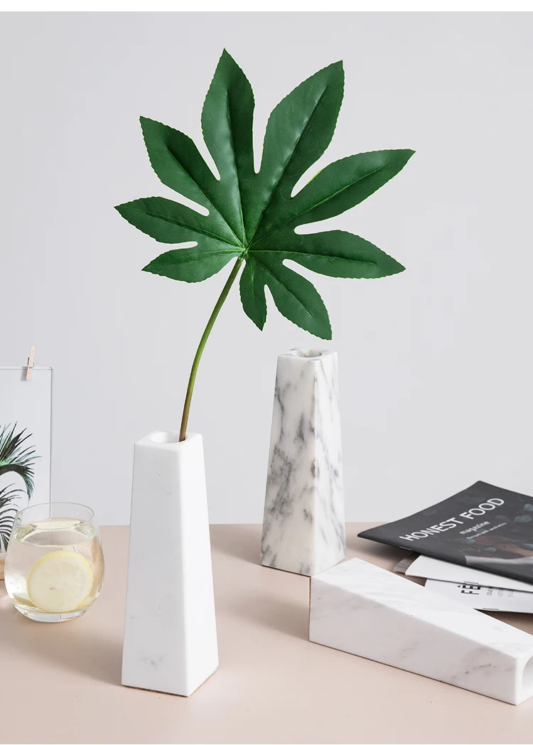 Nordic Ins creative home marble vase planter hydroponic bonsai