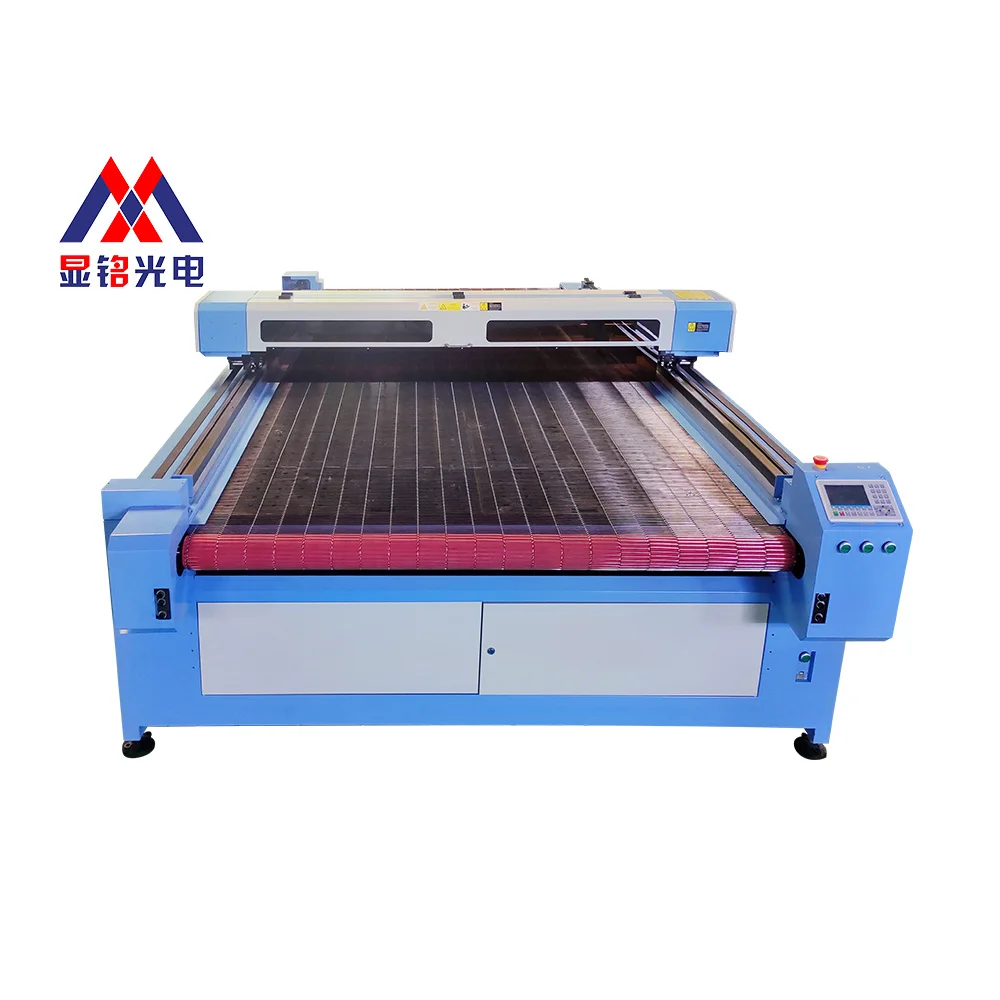 Auto feeding laser cutting engraving machine 1626 1630 leather plastic co2 80w 100w 130w 150w 180w fabric cloth