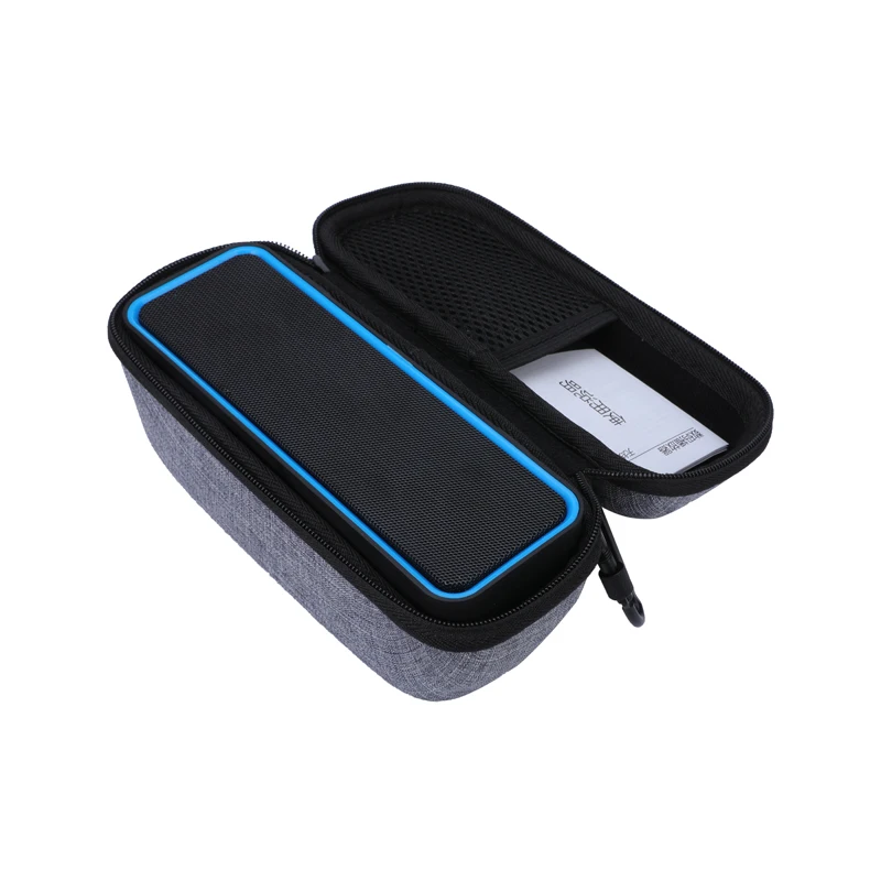 Custom Speaker Case Protective Carrying Audio Speaker Eva Box With Zipper
