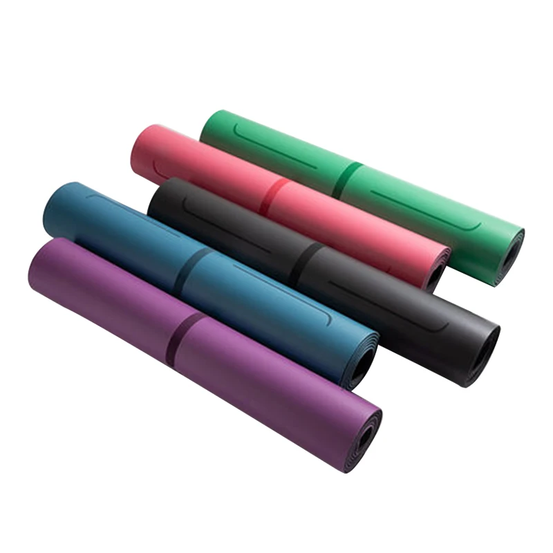 Gymnastic Sport Health Lose Weight Fitness Exercise Pad Women Sport wholesale pu yoga mat waterproof yoga mat with position line