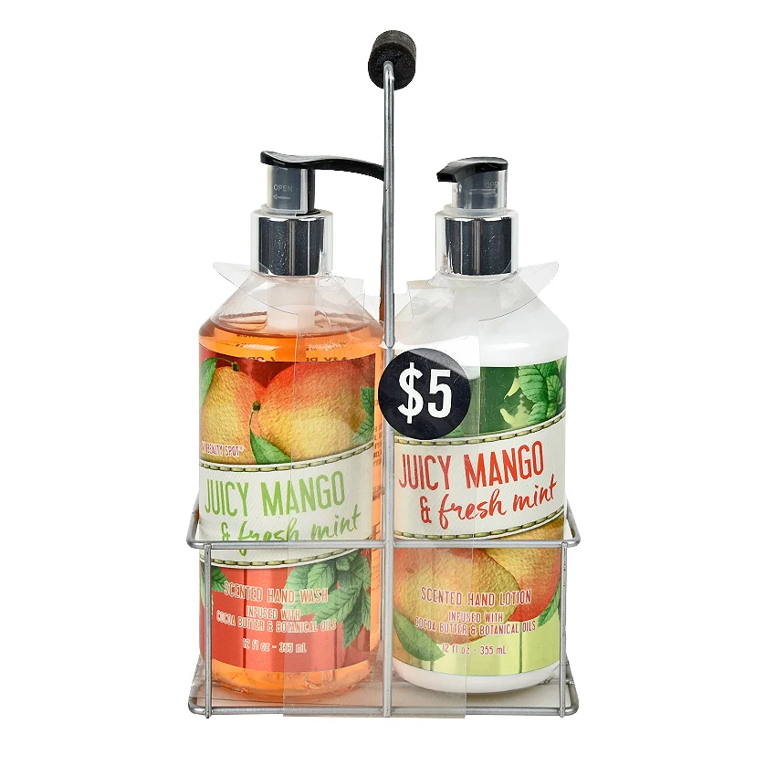 Natural Premium Liquid Foam Soap Gel Luxury Custom And Lotion Bottle Wrap Packaging Gift Set Hand Wash