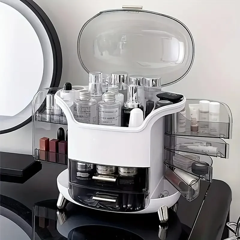 reasonable price acrylic cosmetics storage box cosmetic case makeup storage box desk cosmetic storage bin makeup organizer box