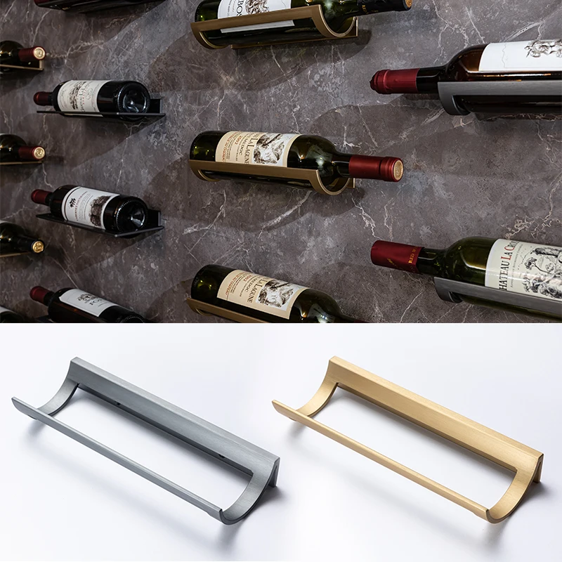 Kingliye Wine Rack Wine Display Rack Metal Wine Rack Wall Mounted