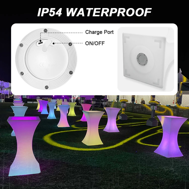 Hot Style Light Up Bar Counter Tables China Wholesale High Top Cocktail Bar Tables For Events Bar Entertainment