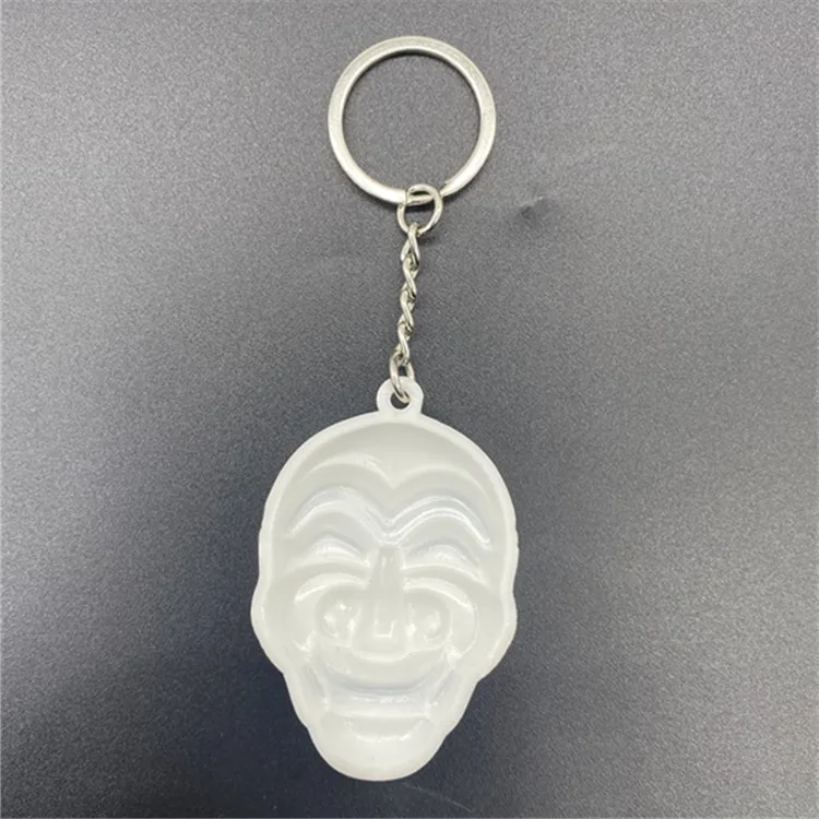 Korean film with the same theme hanging ornaments money heist toys la casa de papel keychain