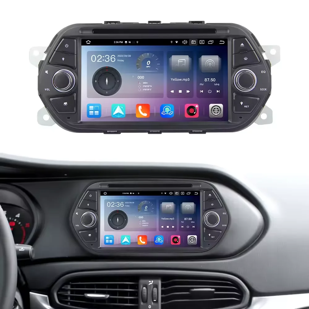 Bosstar 7 Inch Touch Screen Car Radio For Fiat Tipo Egea 2015-2017 Carplay Android Auto Head Unit with DSP GSP