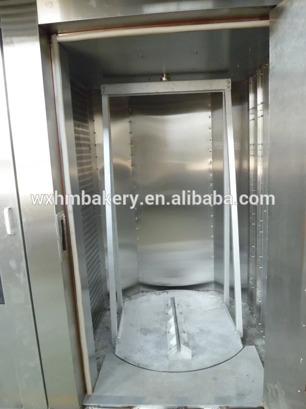 Electric /Gas/Diesel Rotary Rack Bread Oven 32 Trays Industrial Bakery Rotary Oven