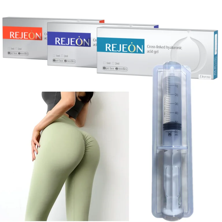 Good price REJEON hyaluronic acid dermal  filler injectable  for butt enhancement butt fillers 20ml