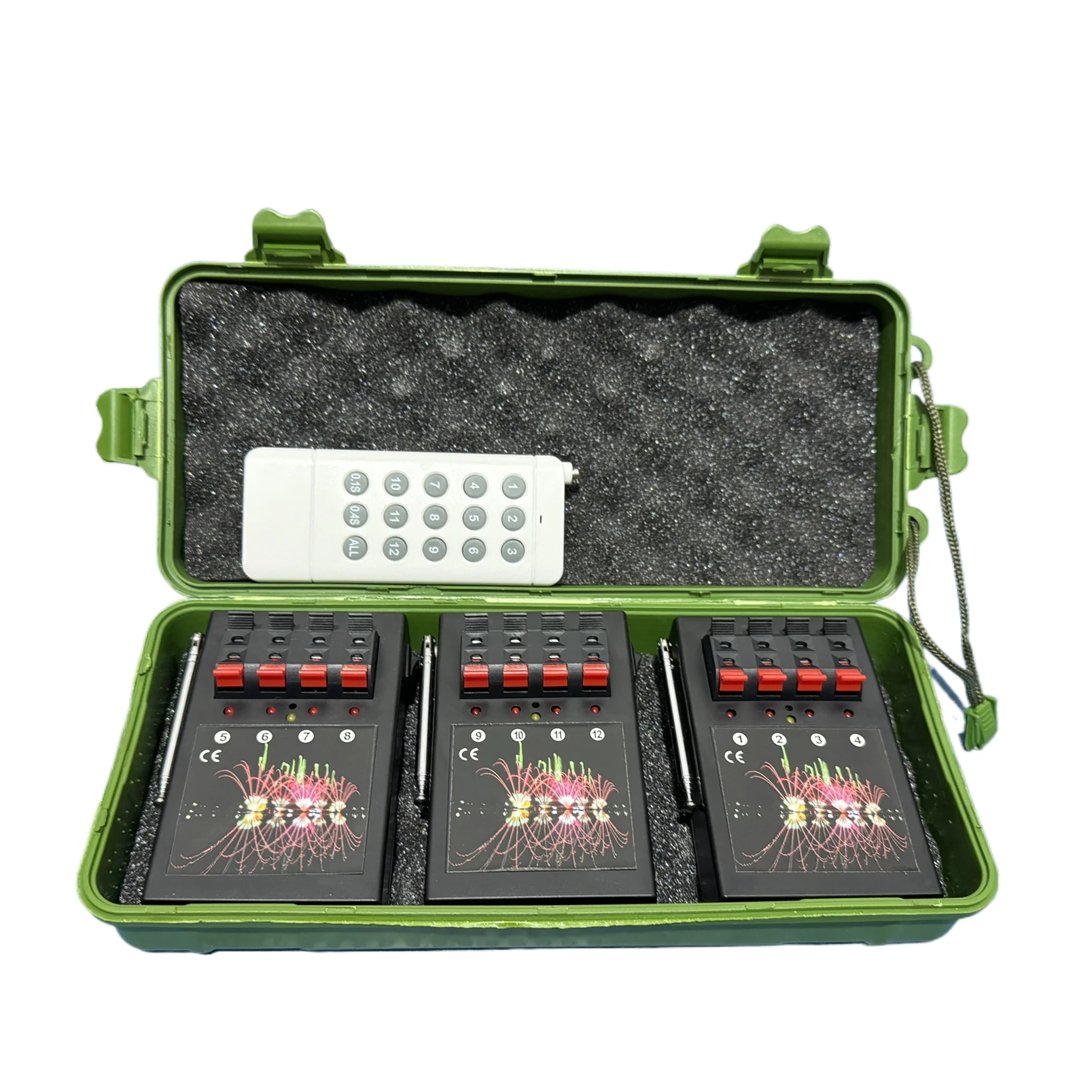 Wireless Remote Control Cold Flame Fireworks Firing System Firing Device For Christmas Fireworks Show Remote Fireworks Lighter