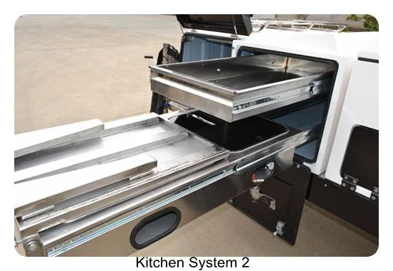 Factory price customized Stainless steel kitchen for camping trailer caravans