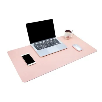 
PVC Table Mat Easy Clean Desk PU Leather Office Gaming Desktop Computer Keyboard Waterproof Mouse Mat Pad 