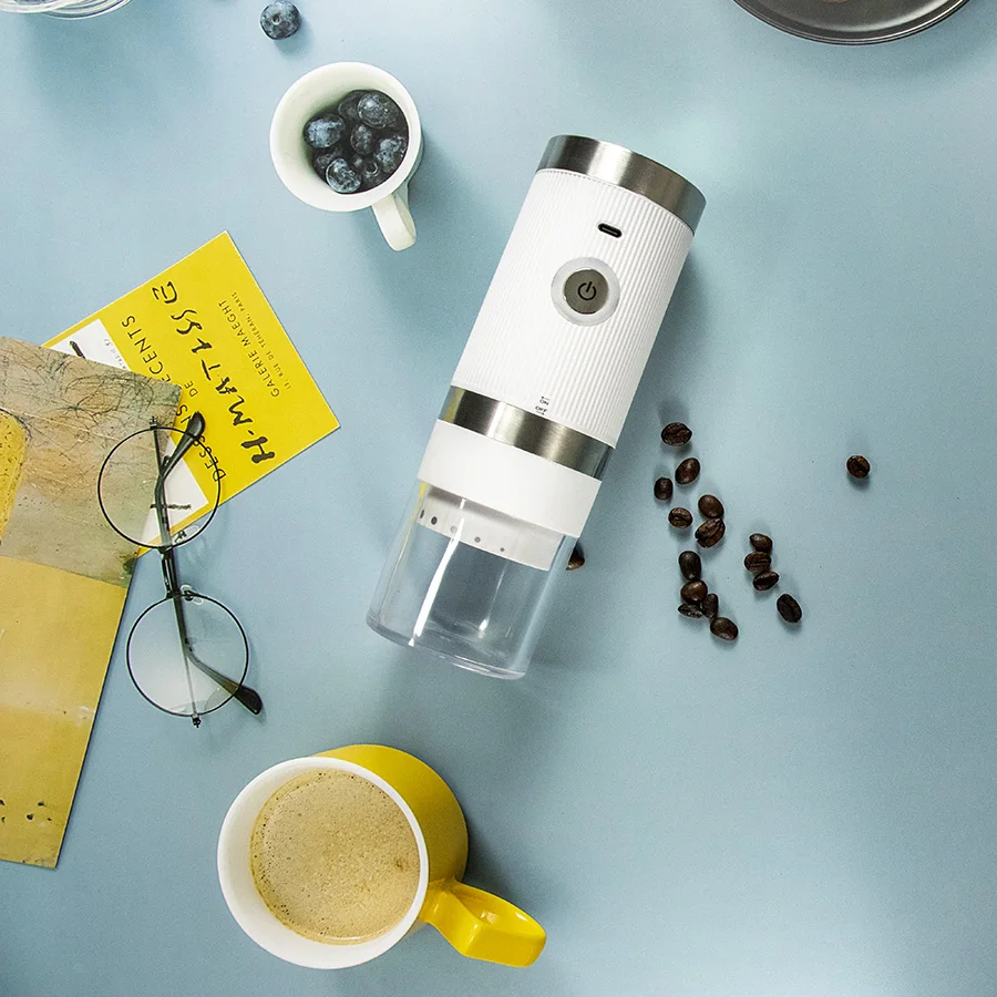 Маленькая USB перезаряжаемая портативная электрическая мини кофемолка