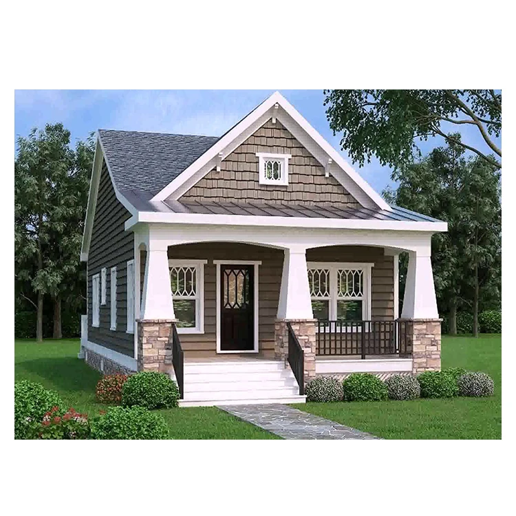 China supply Modern New Design Granny Flat Kit House With Garage And Porch