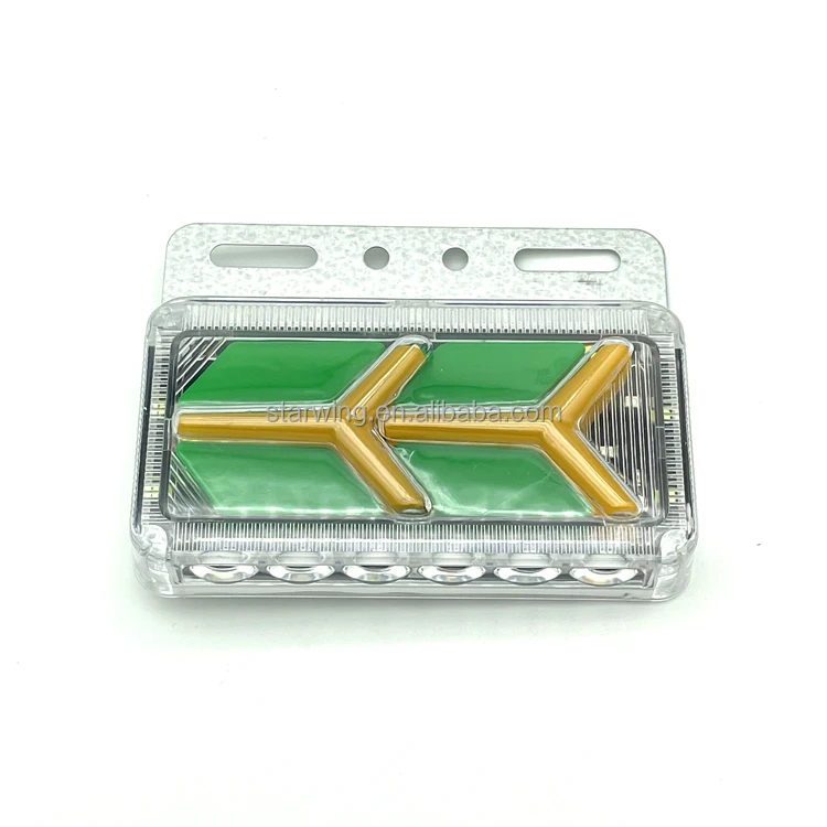 HYBD008 24V Side Marker Light For Truck Trailer Dynamic Turn Signal Lamp Tractor LED Clearance Lights Red White Amber Blue Green