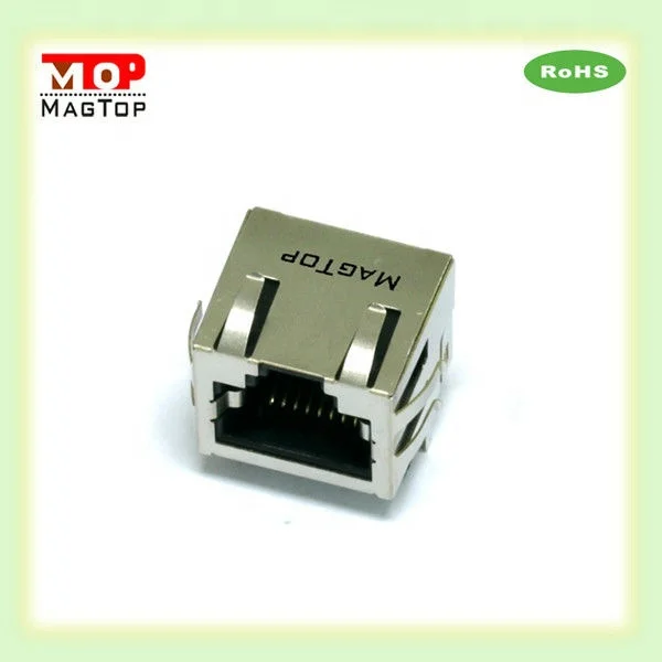  1x1 коннектор rj45 Power Over Ethernet ( PoE ) 10/100BASE-TX RJ45 с магнитным