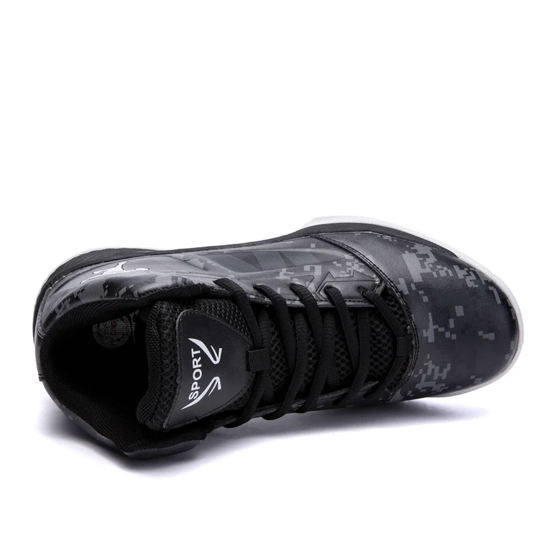 2021 Quality Vogue Occasion Plus Size UK Wholesale Cool Brand Black Basketball Shoes Sneakers